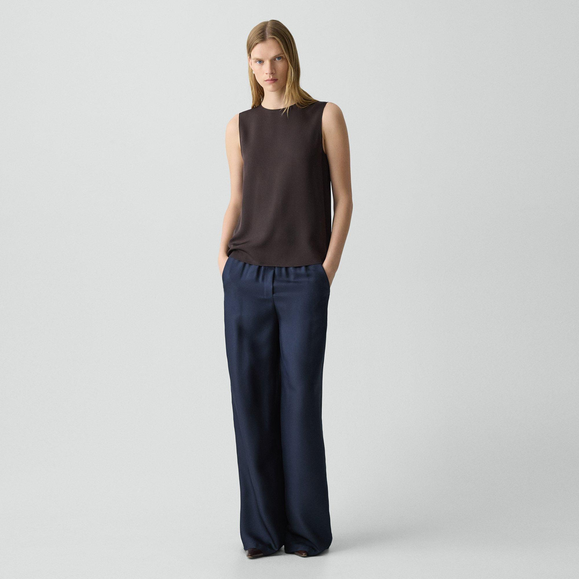 Shell Top in Silk Georgette - 6