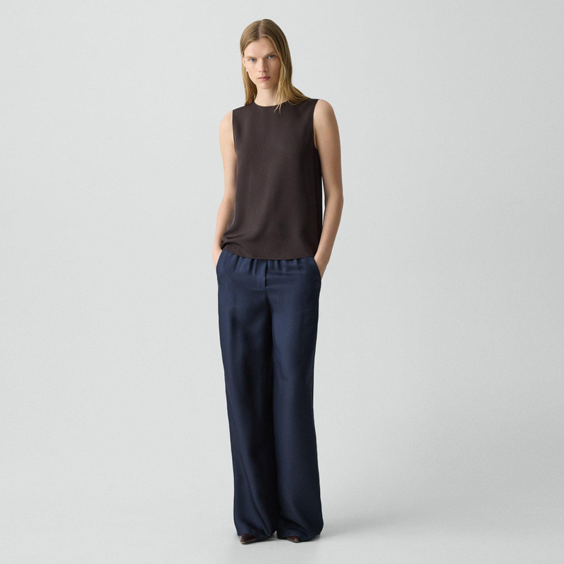 Theory Shell Top in Silk Georgette outlook