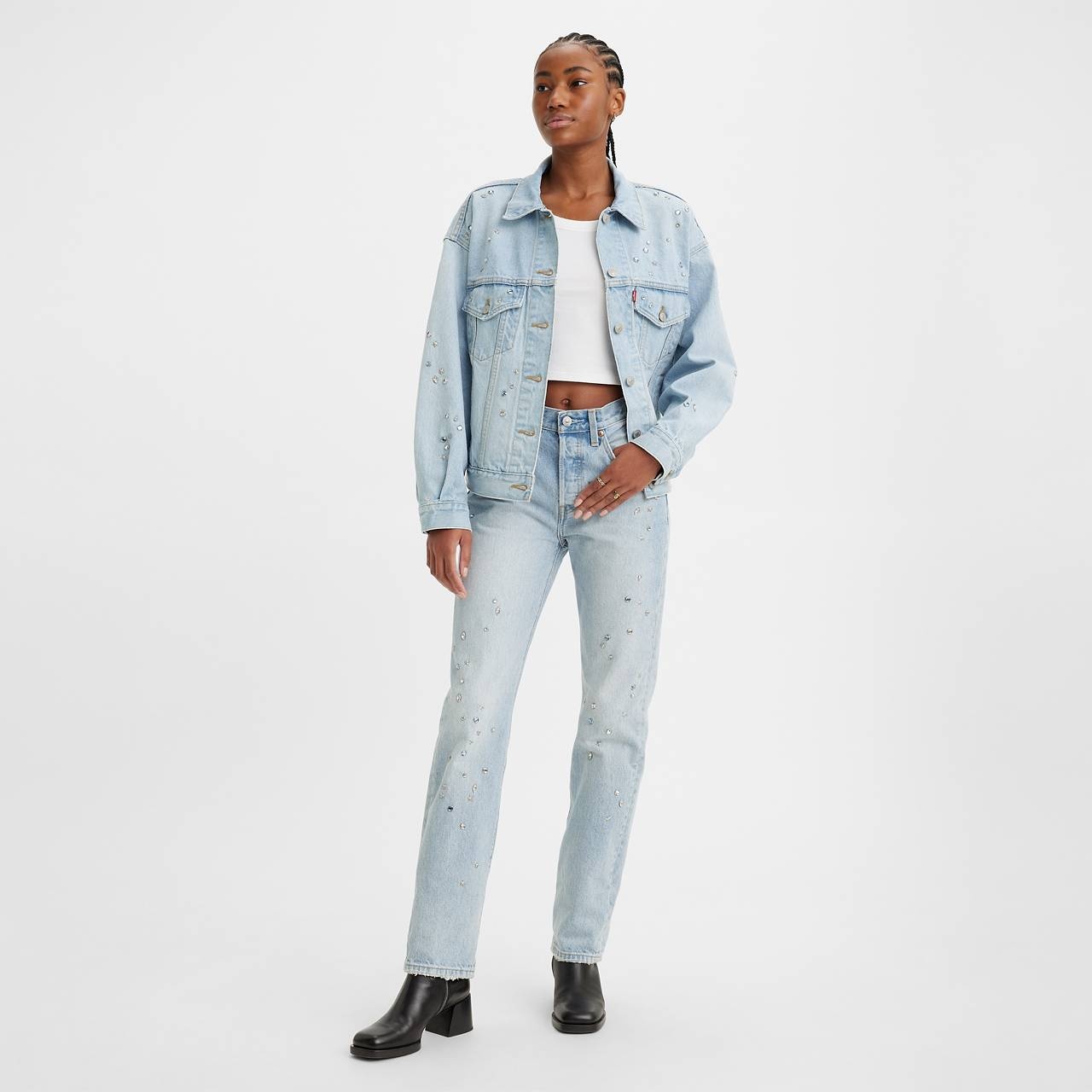 501® ORIGINAL FIT STUDDED WOMEN'S JEANS - 2