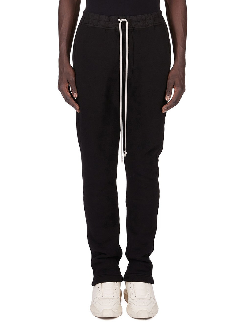 drawstring cotton trousers - 1