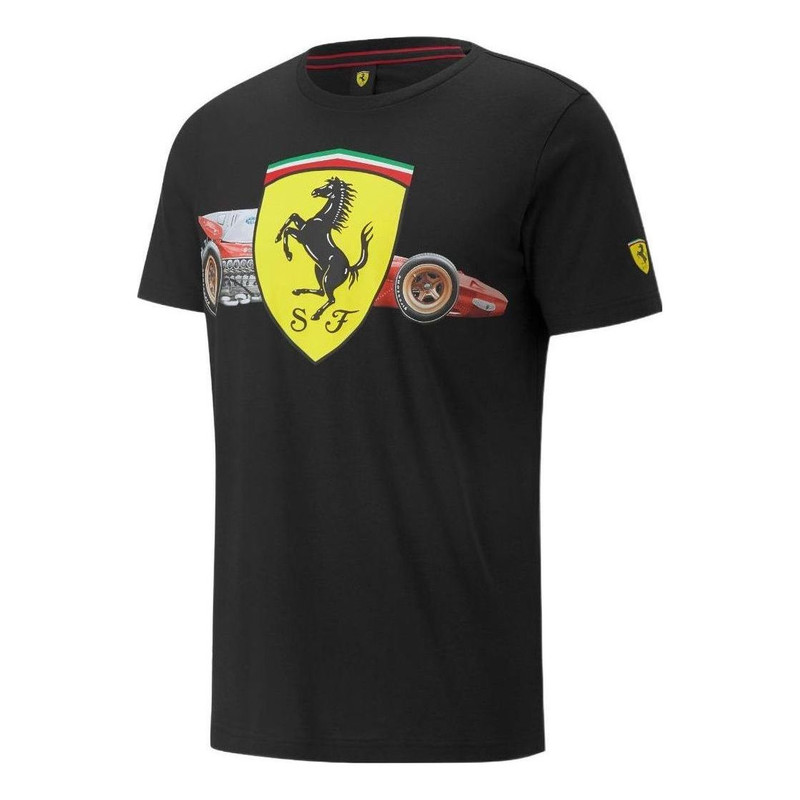 PUMA Scuderia Ferrari Shield Tee 'Black' 535851-01 - 1