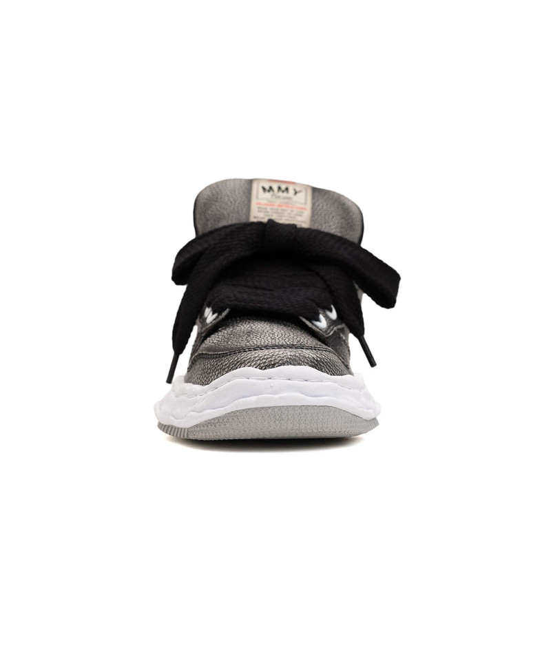 "WAYNE PUFFER" OG Sole Brushed Shrink Leather Low-top Sneaker 17