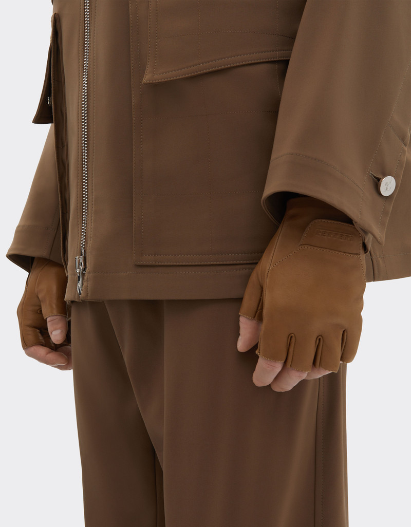 Ferrari Fingerless nappa gloves outlook