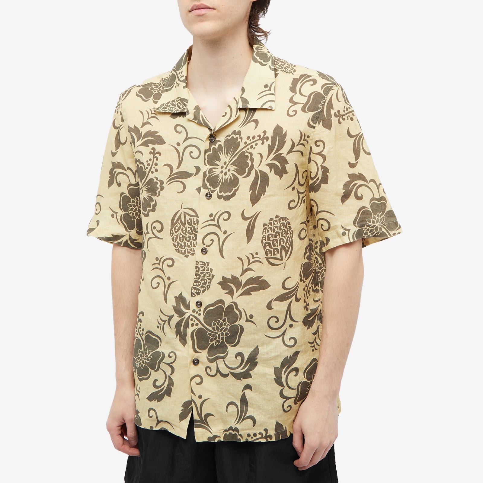 NN07 Ole Linen Floral Vacation Shirt - 2