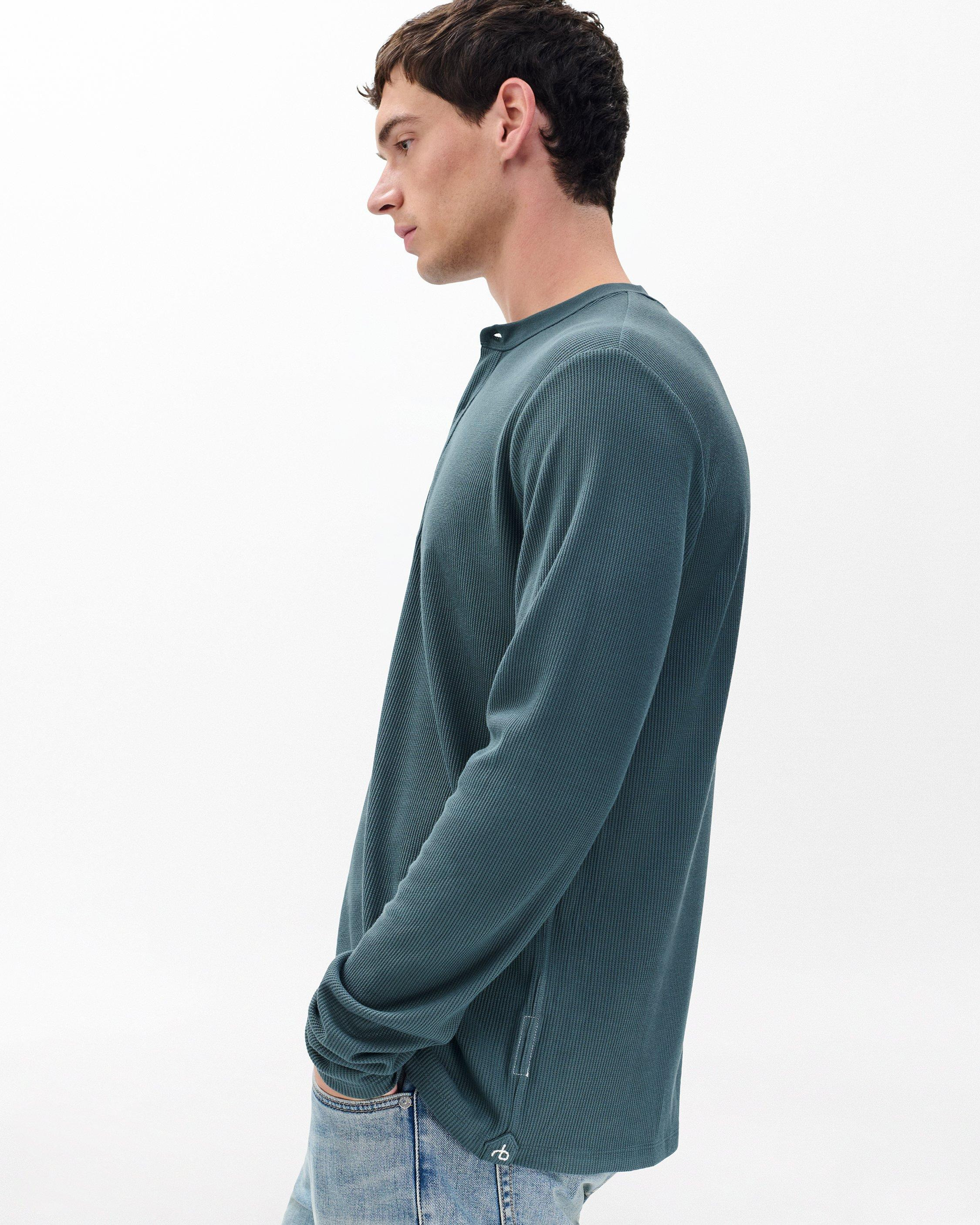 Tech Waffle Henley - 4