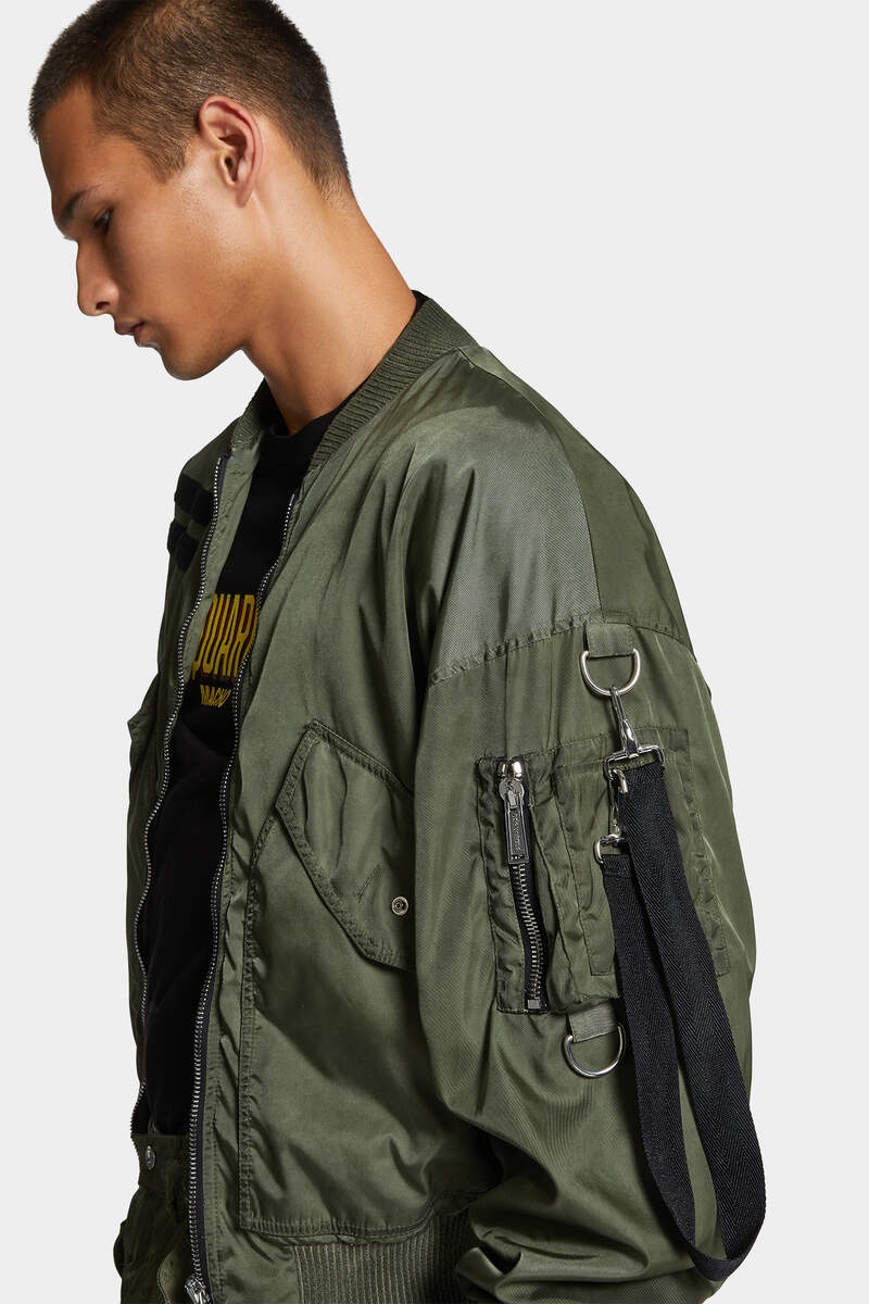 80S MILITARY GARMENT DYED BOMBER - 5