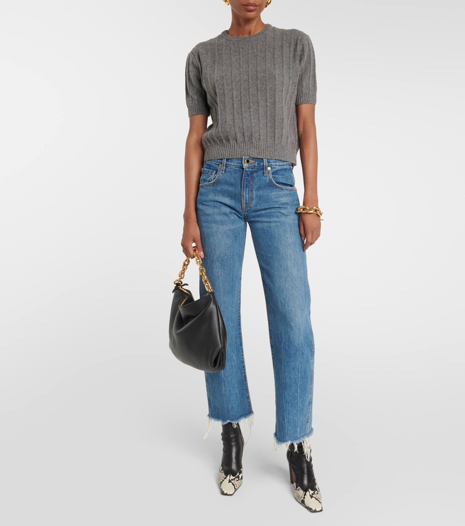 Olivia Medium leather shoulder bag - 5