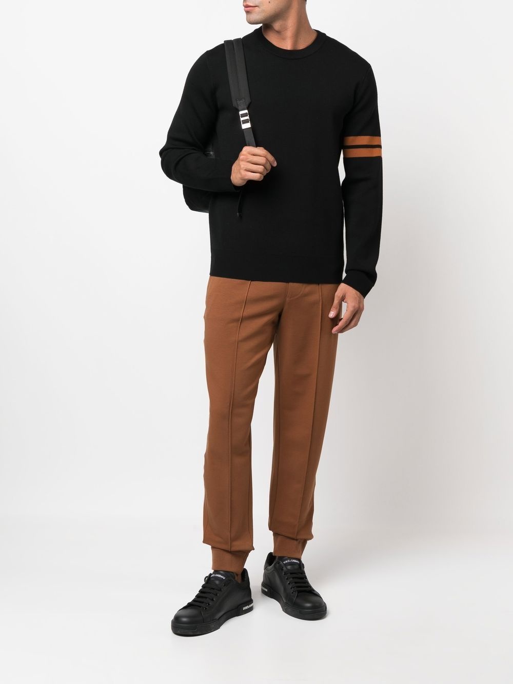 long-sleeve crew-neck jumper - 2