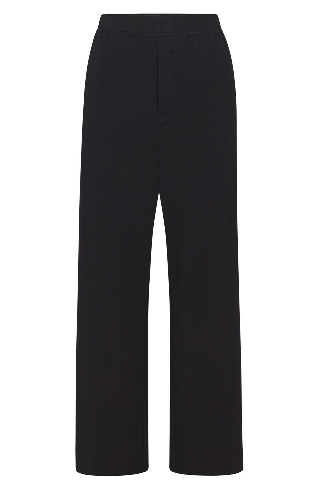 SKIMS Boyfriend Loose Pants in Onyx at Nordstrom - 1