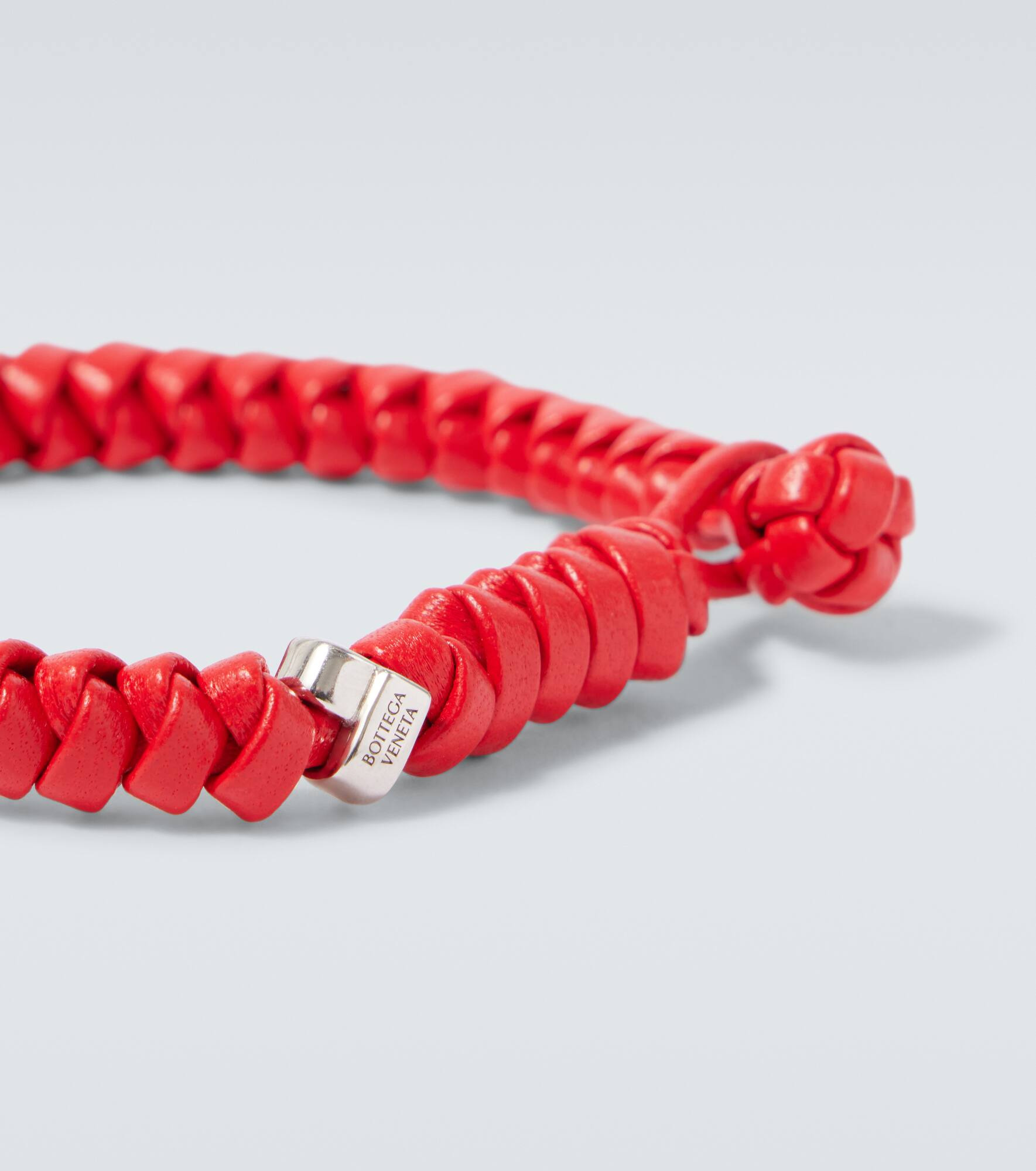 Braided leather bracelet - 3