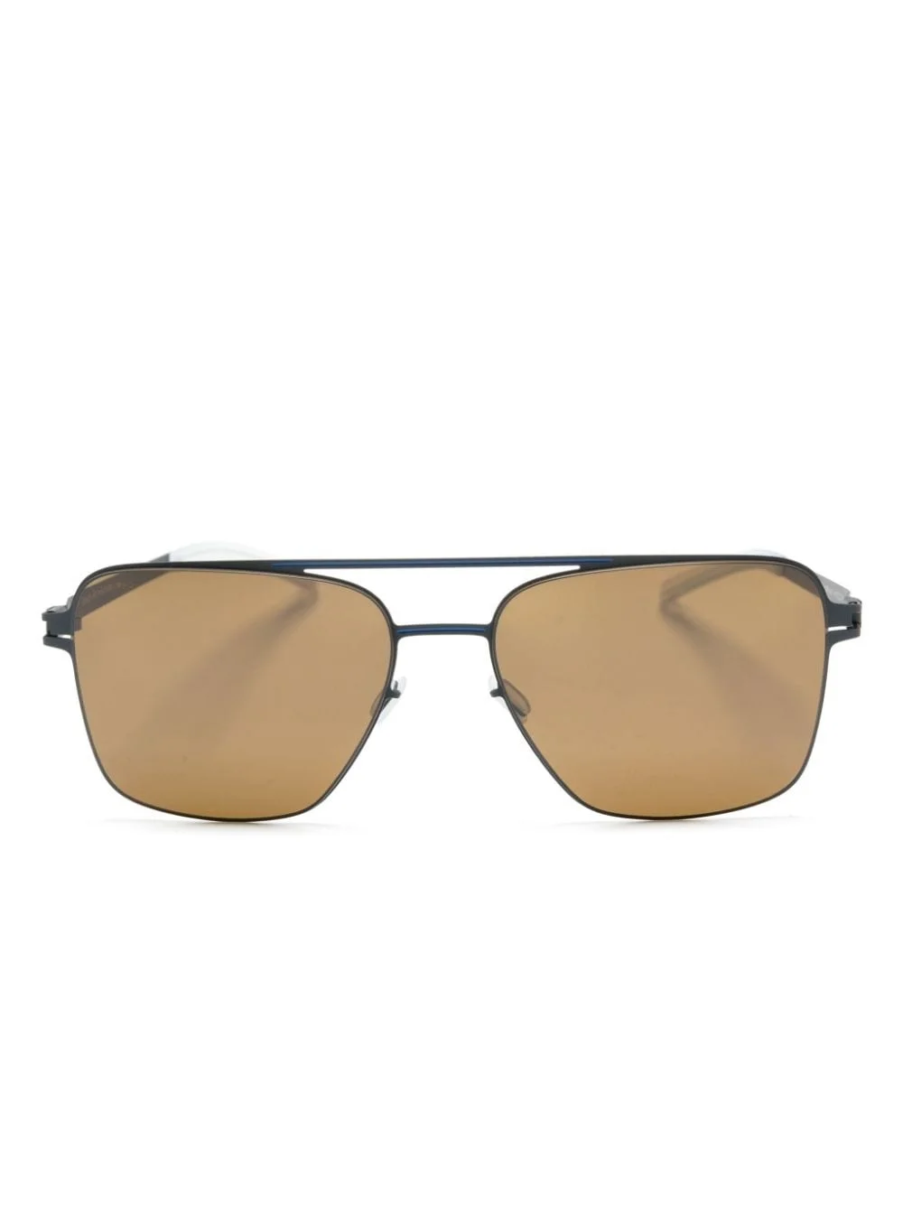 pilot-frame double-bridge sunglasses - 1