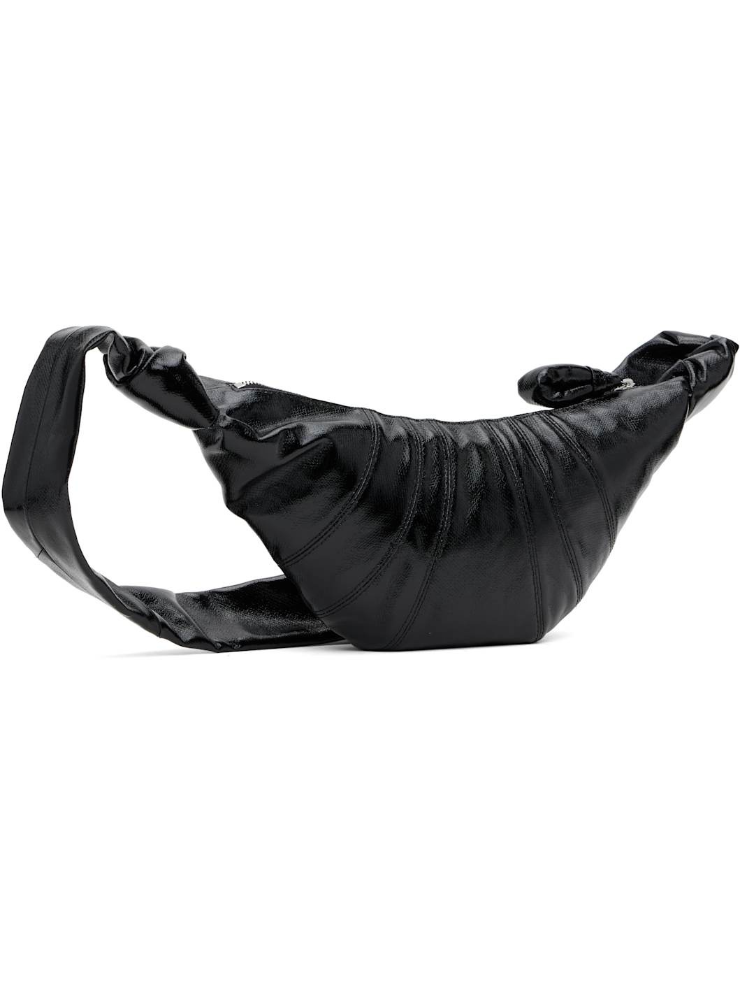 Black Small Croissant Bag - 3