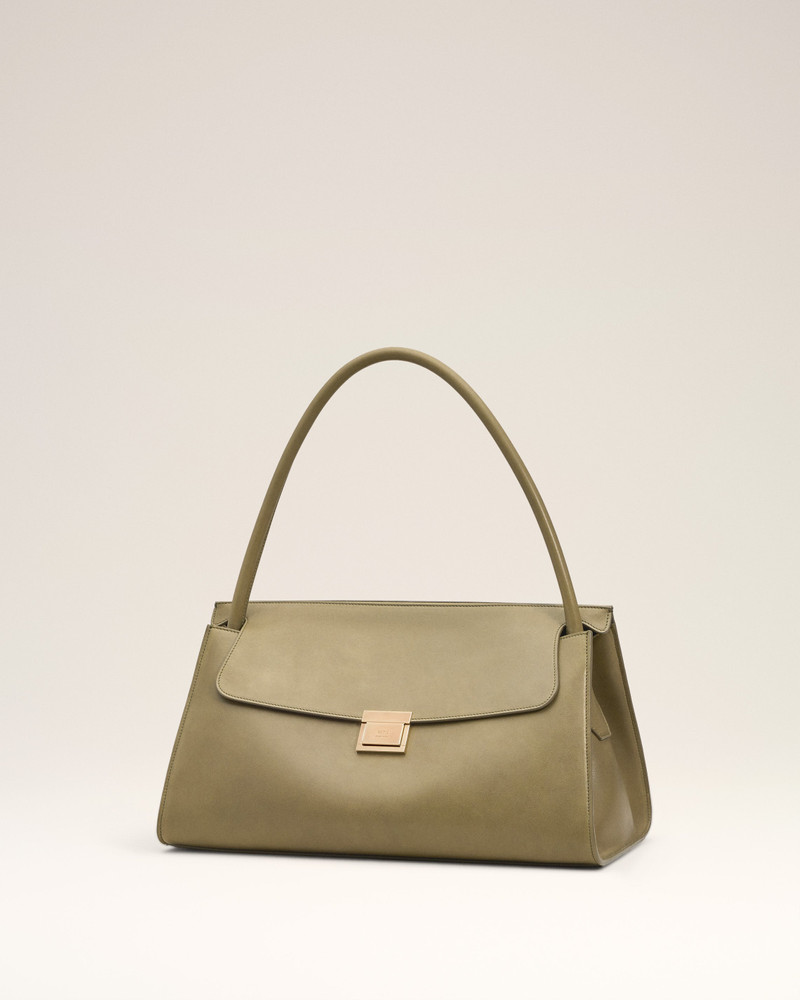GREEN SMOOTH LEATHER MIMI BAG 3