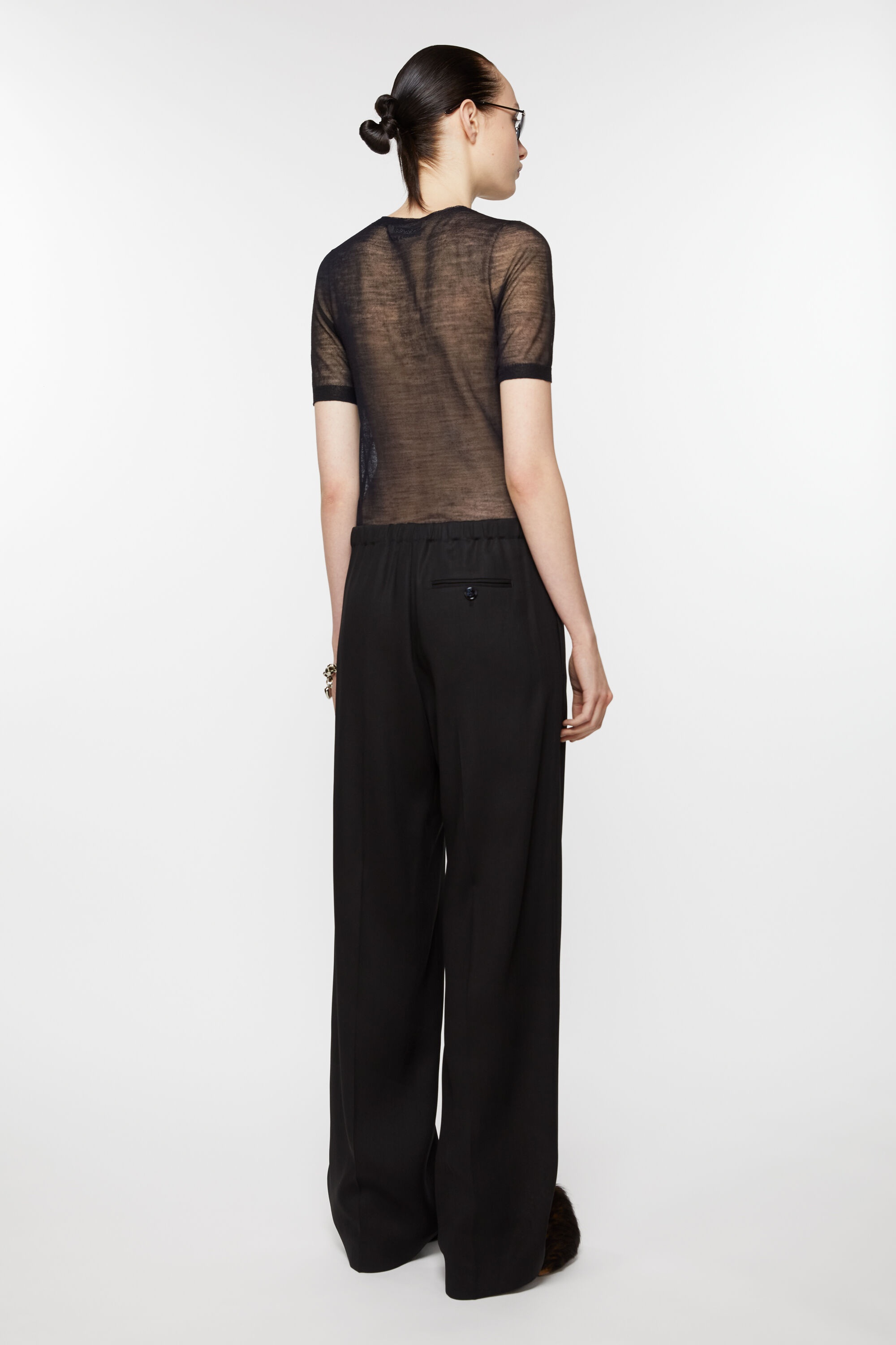 Tailored trousers - Black - 3