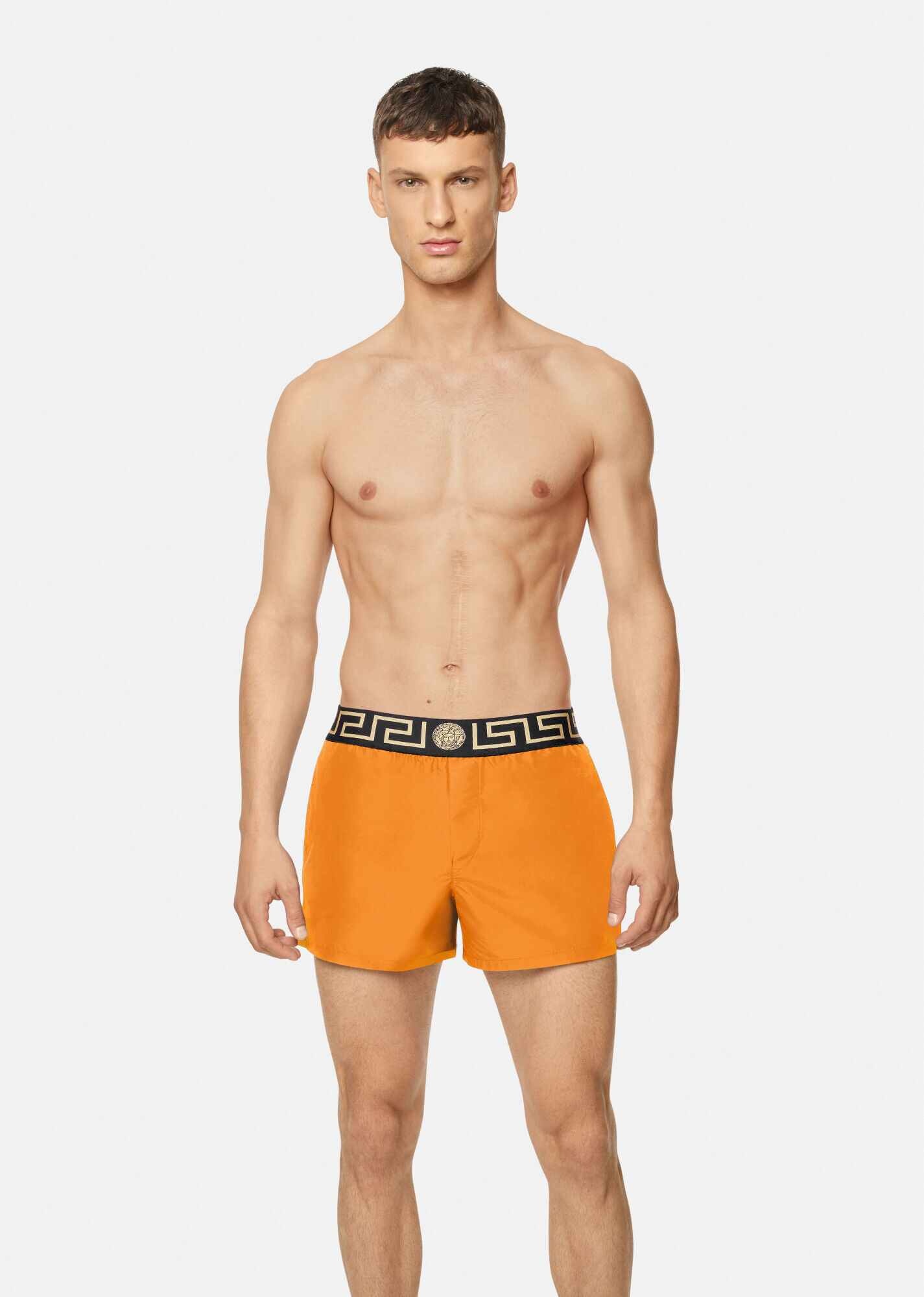 Greca Border Short Swim Shorts - 2
