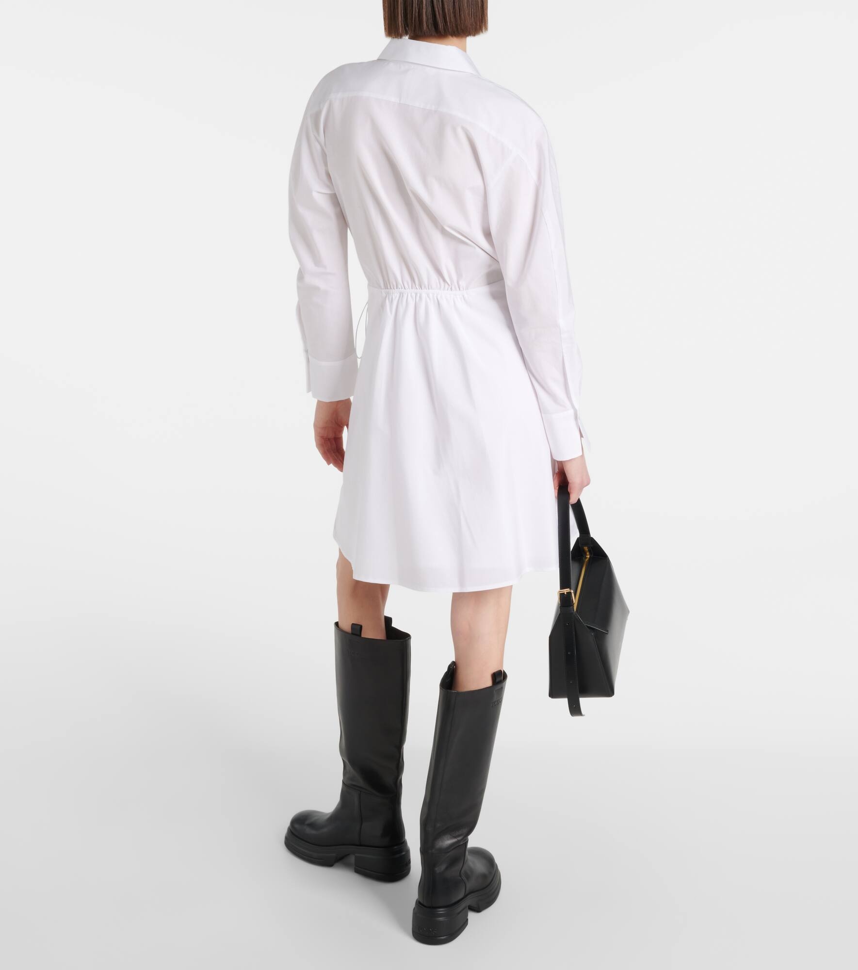 Ruched cotton shirtdress - 3