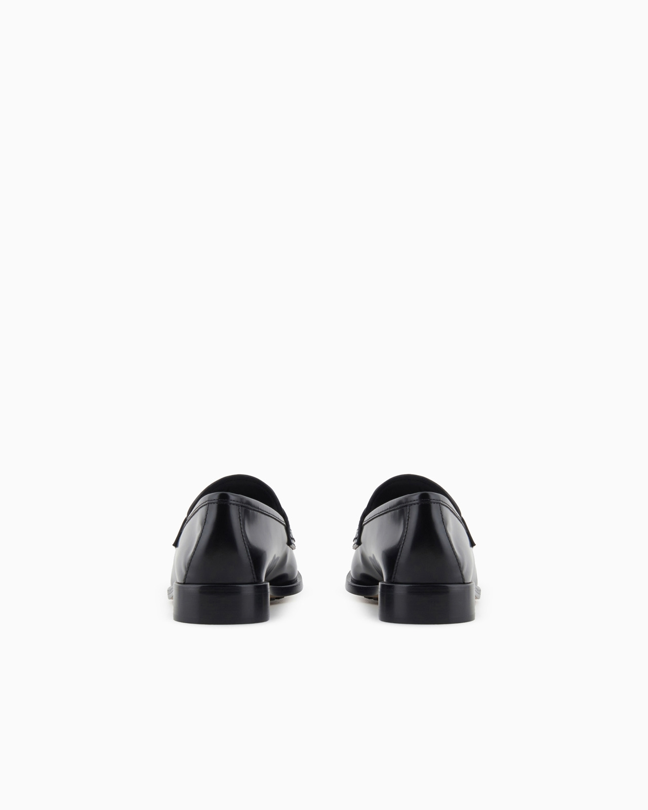 Brushed leather loafers - 4