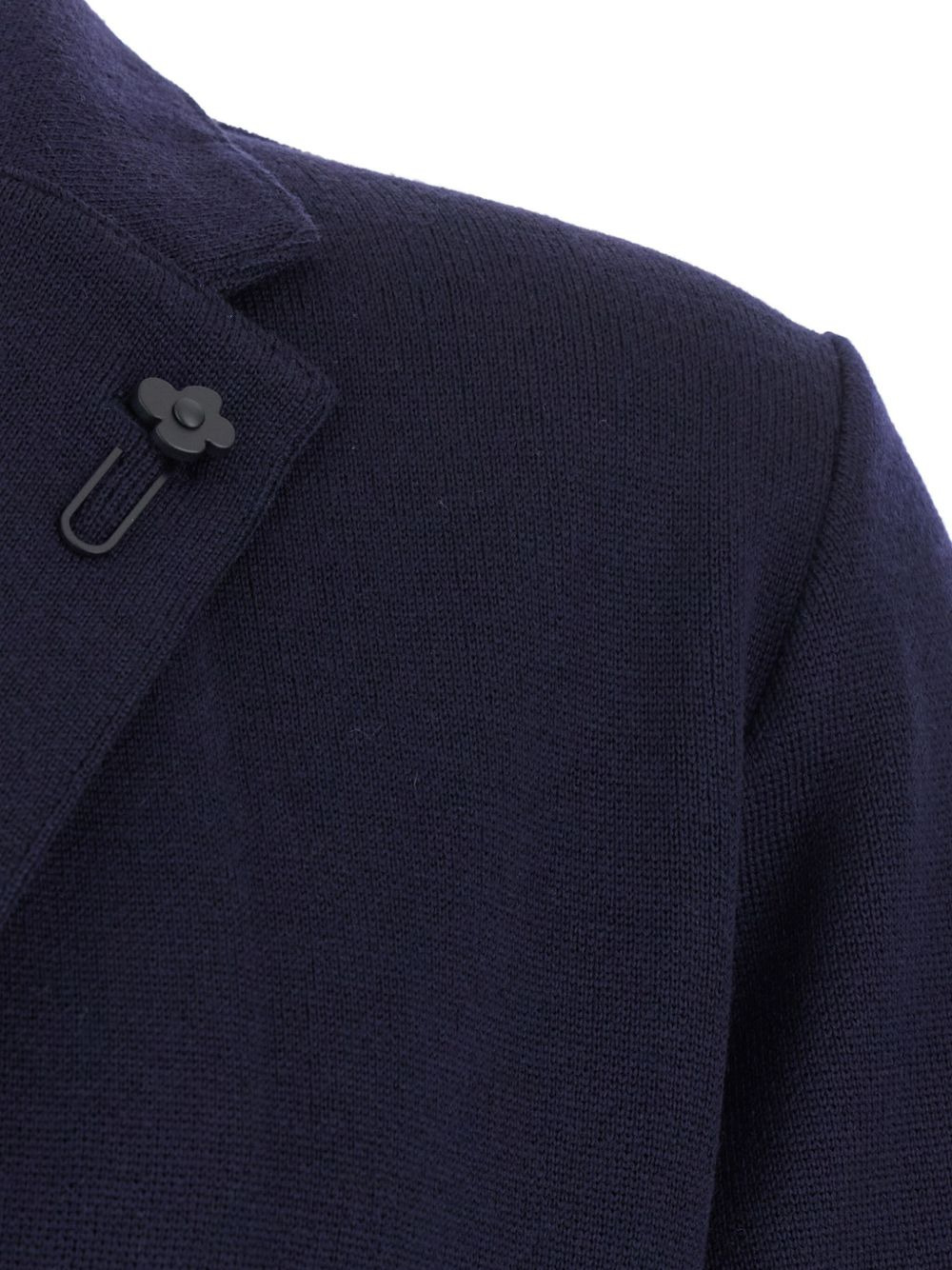 knitted two-button blazer - 3