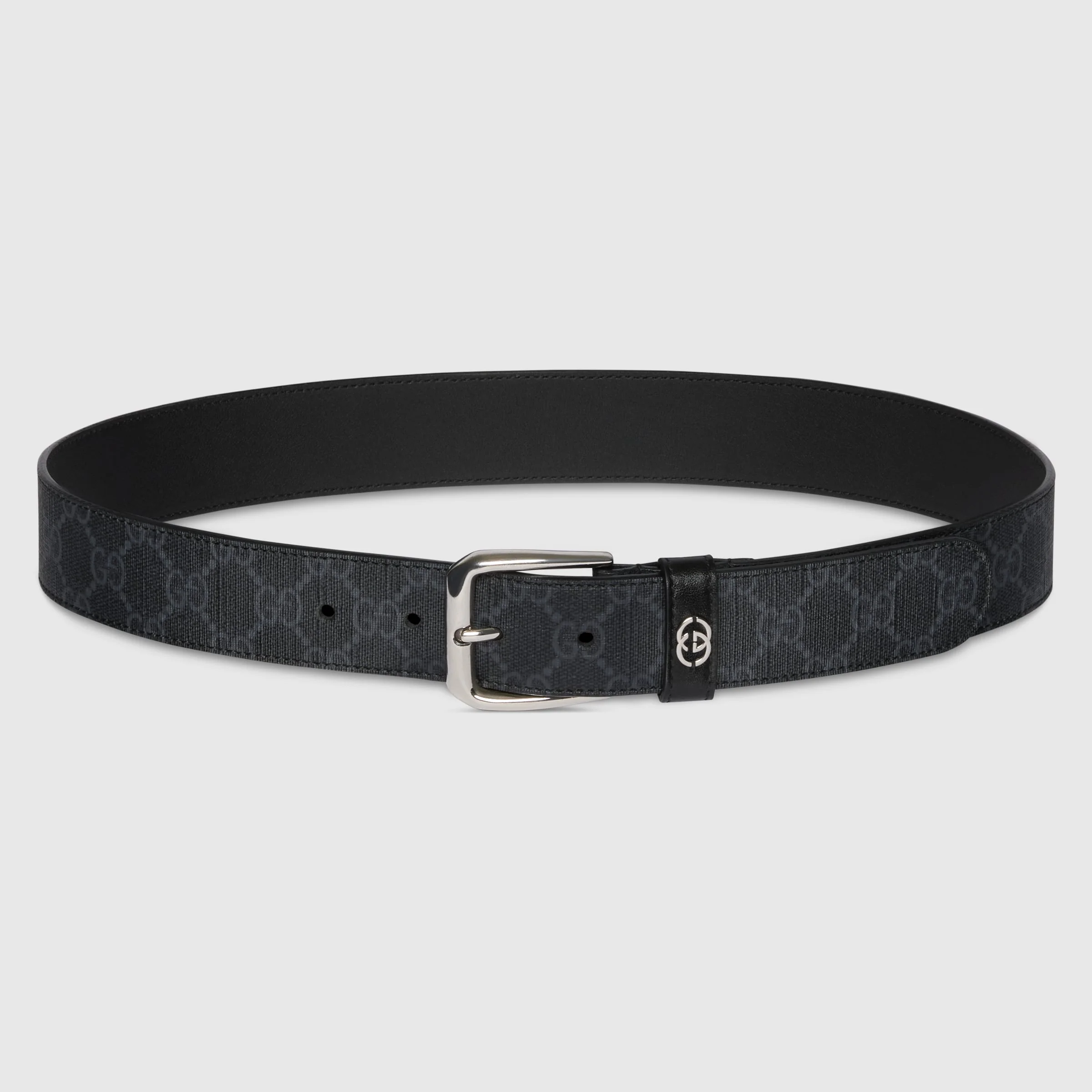 Belt with Interlocking G detail - 1