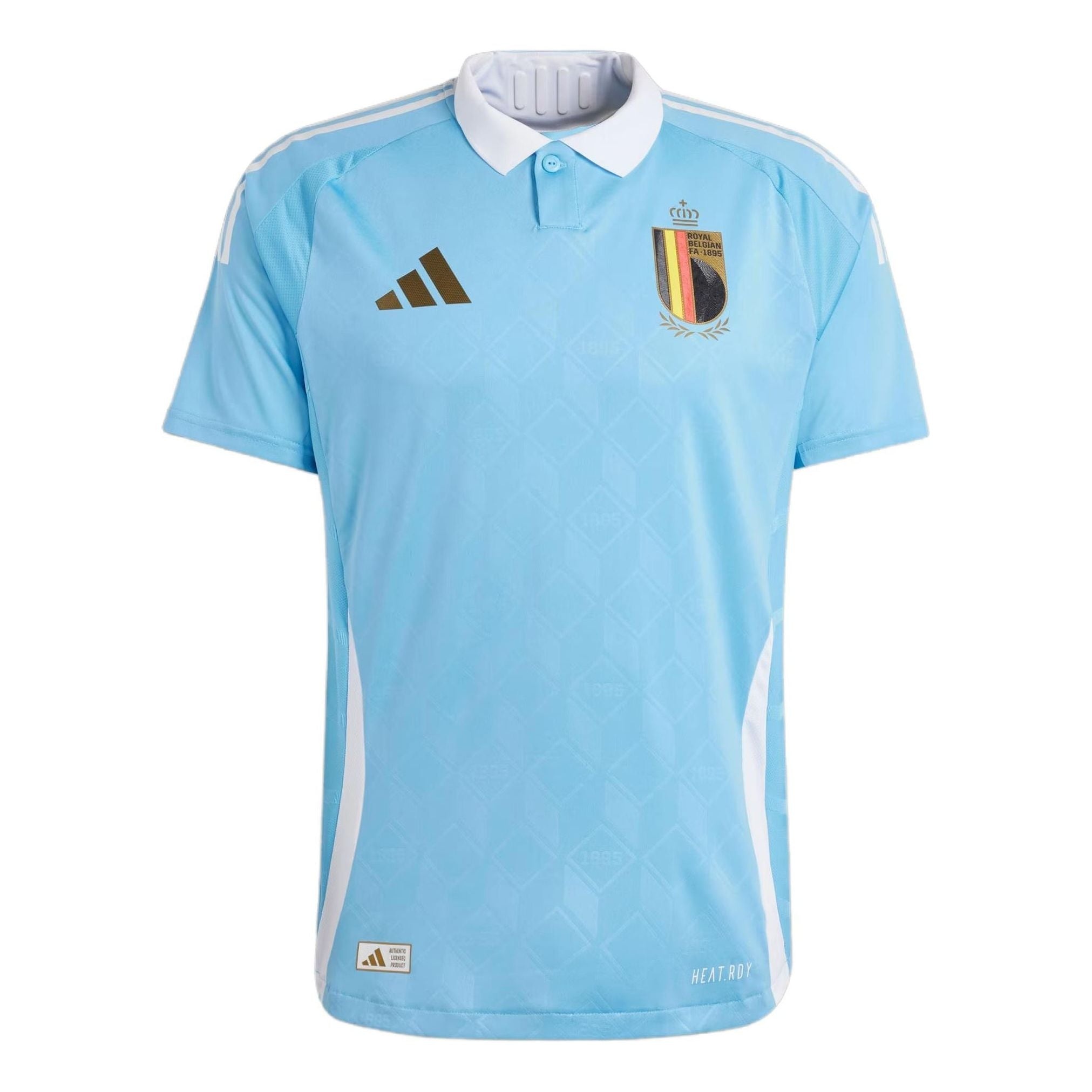 adidas Belgium 24 Away Authentic Soccer Jersey Asia Sizing 'Blue' IQ0776 - 1