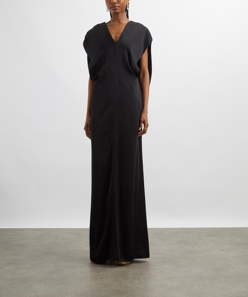 Stella McCartney Draped Satin Maxi Dress outlook