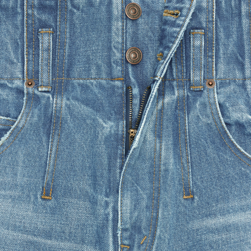 JUMBO JEANS IN FOREVER WASH DENIM 4
