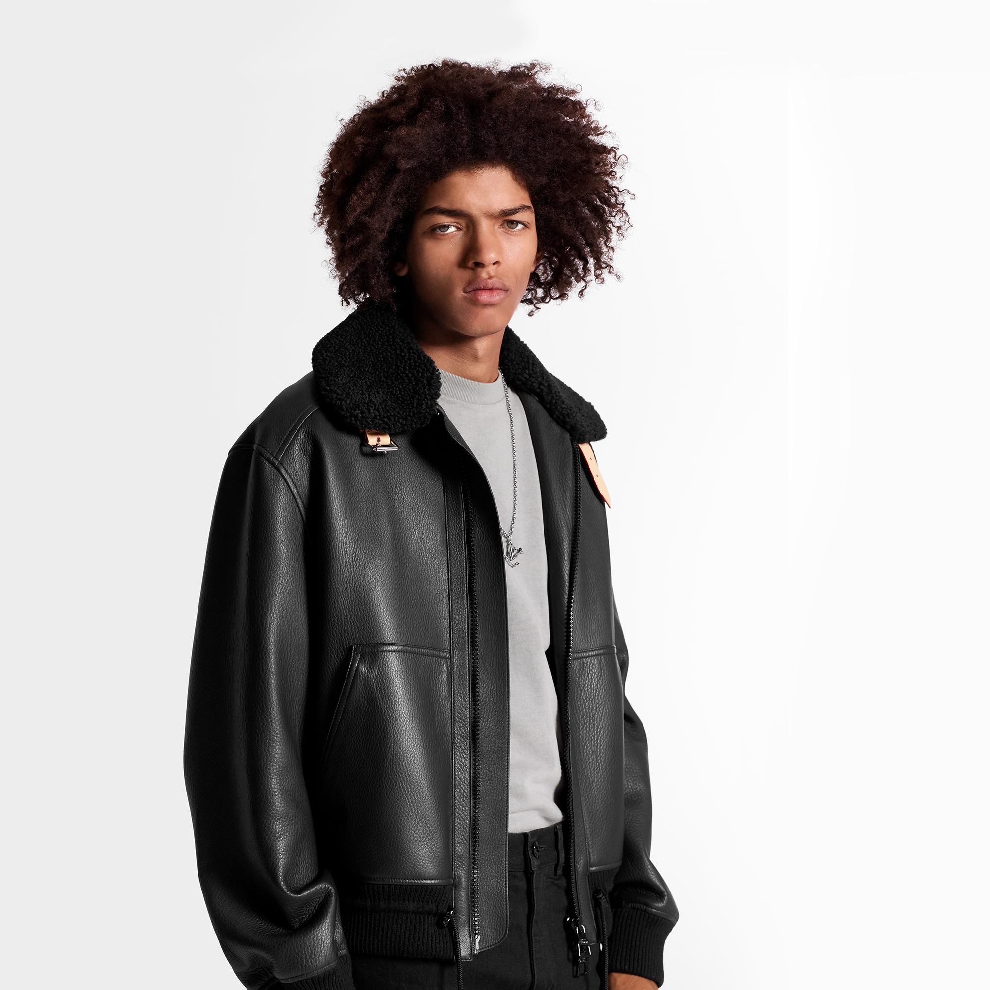 Leather Aviator Jacket - 2