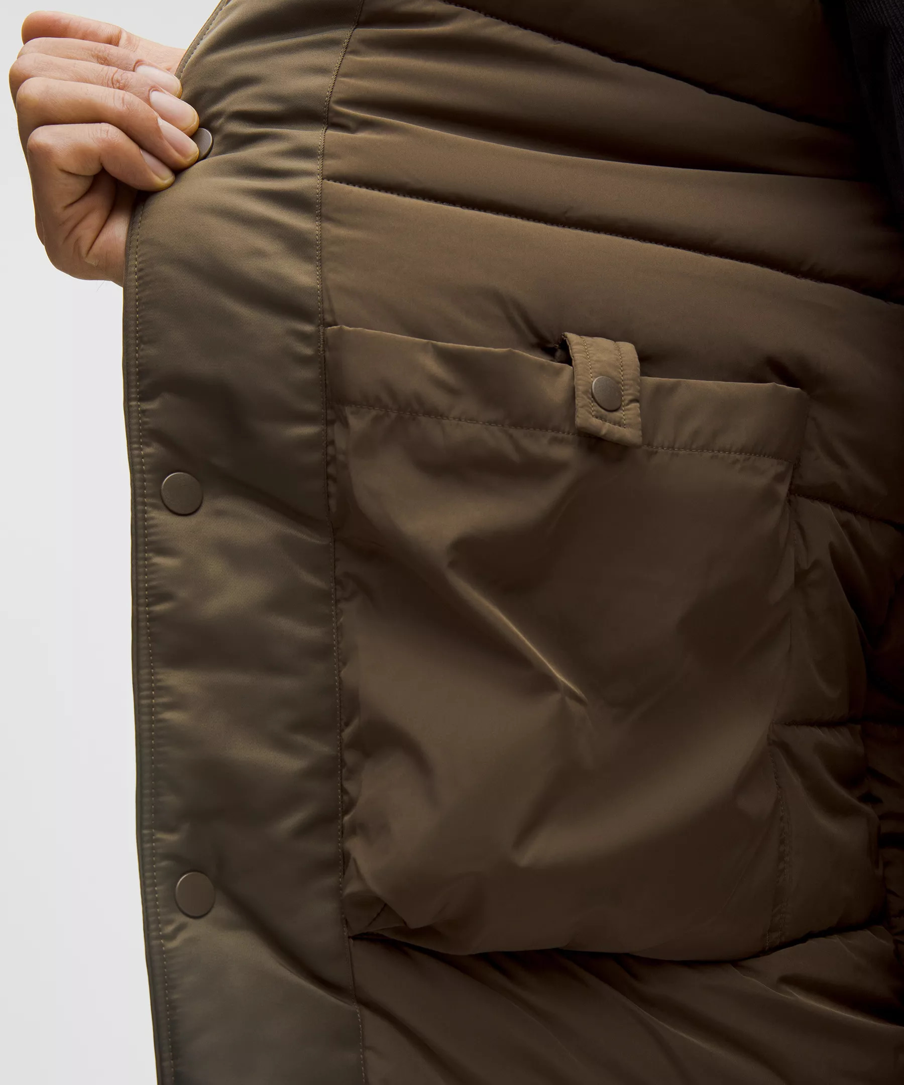 Snap-Front Insulated Hooded Jacket - 8