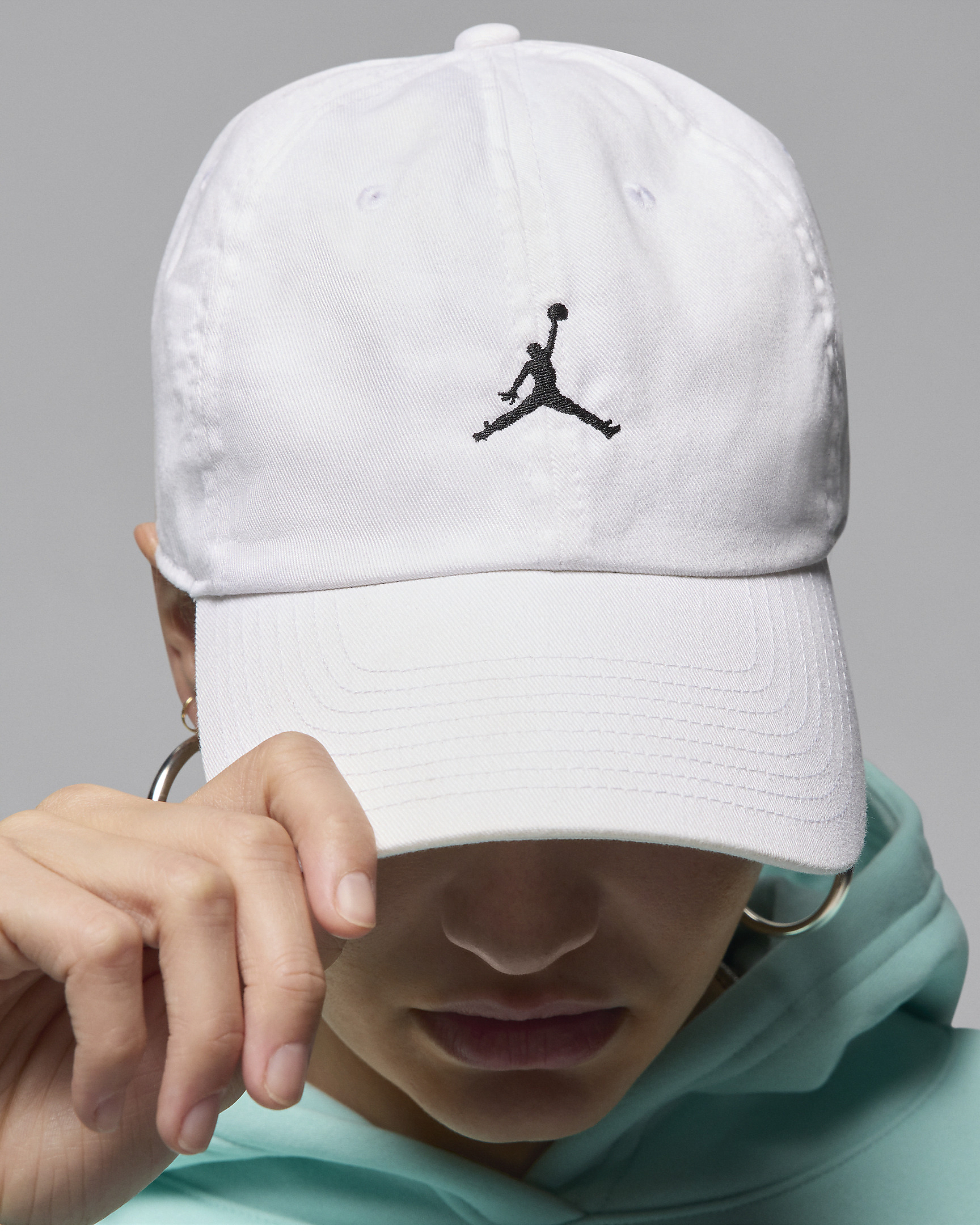 Jordan Club Unstructured Curved-Bill Hat - 6