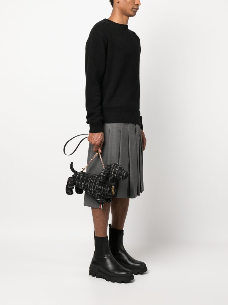 Thom Browne mini Hector tweed bag outlook