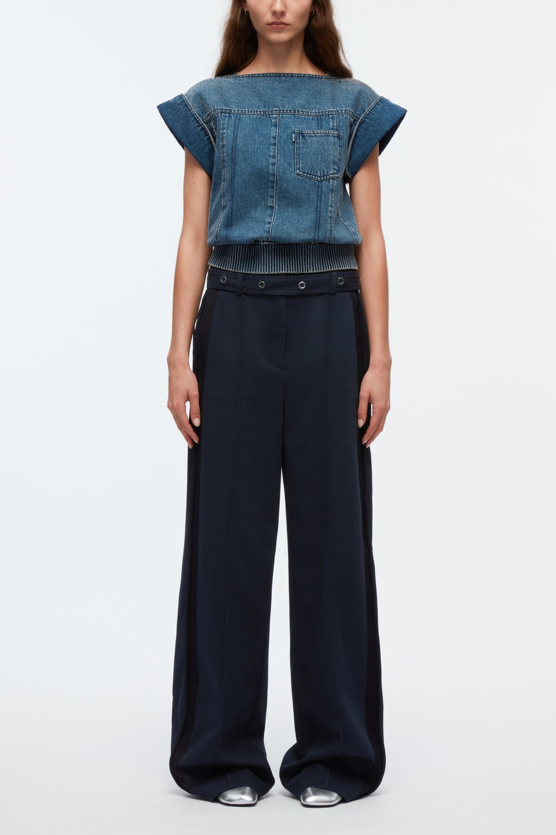 Deconstructed Denim Top - 1