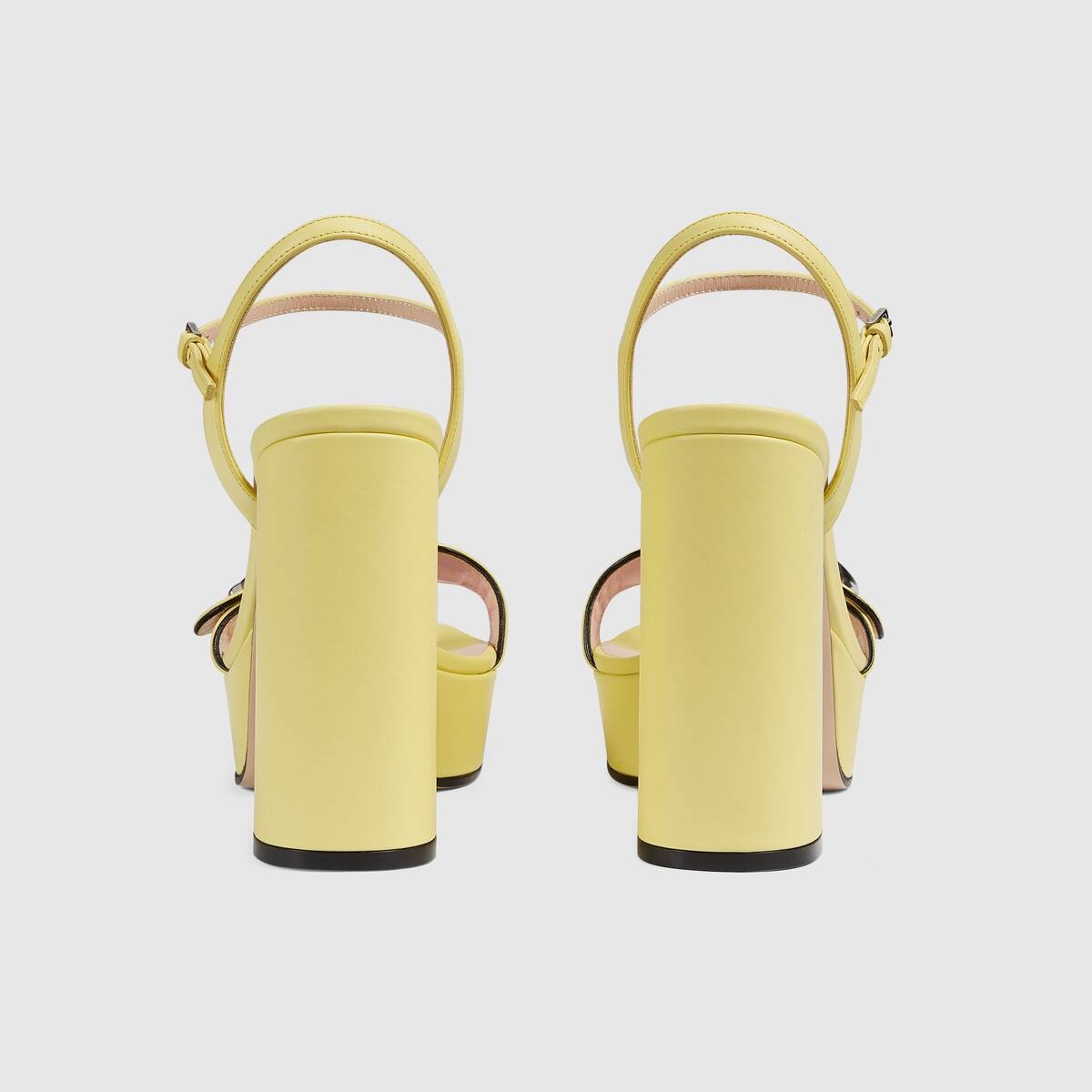 Women's platform sandal with Double G - 4