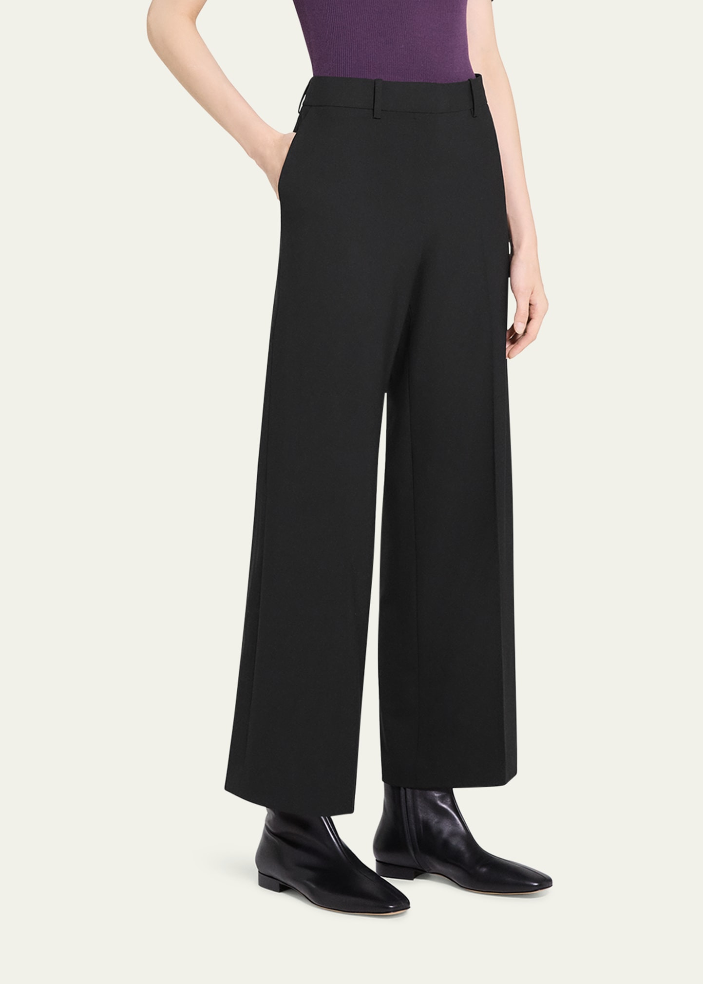 Classic Straight-Leg Pants - 4