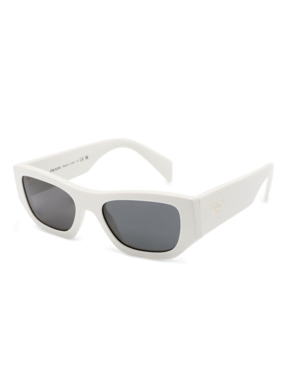 logo-lettering rectangle-frame sunglasses - 2