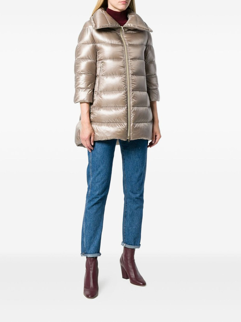 Herno padded zipped coat outlook