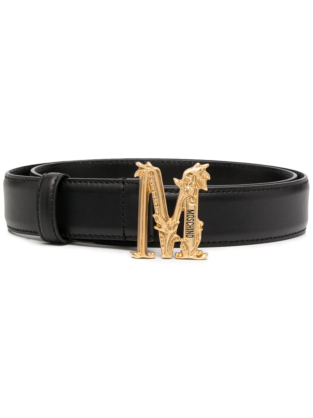 logo plaque buckle belt - 1