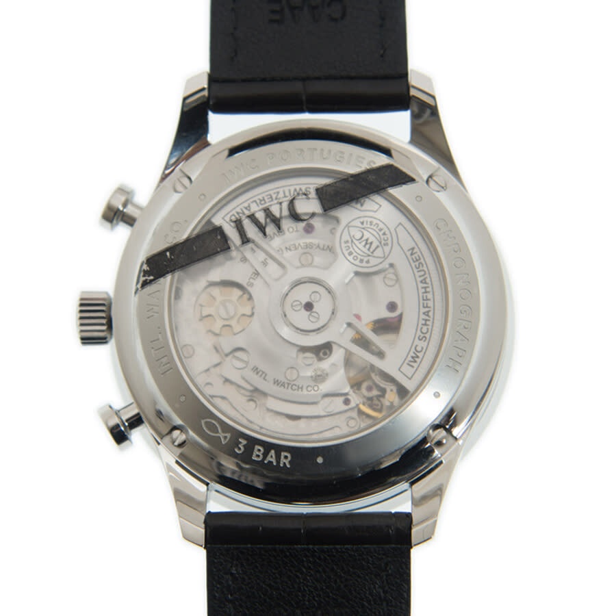 IWC Portugieser Chronograph Automatic Black Dial Men's Watch IW371609 - 4