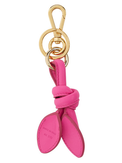 JACQUEMUS Pink 'Le Porte-cles Tournis' Keychain outlook