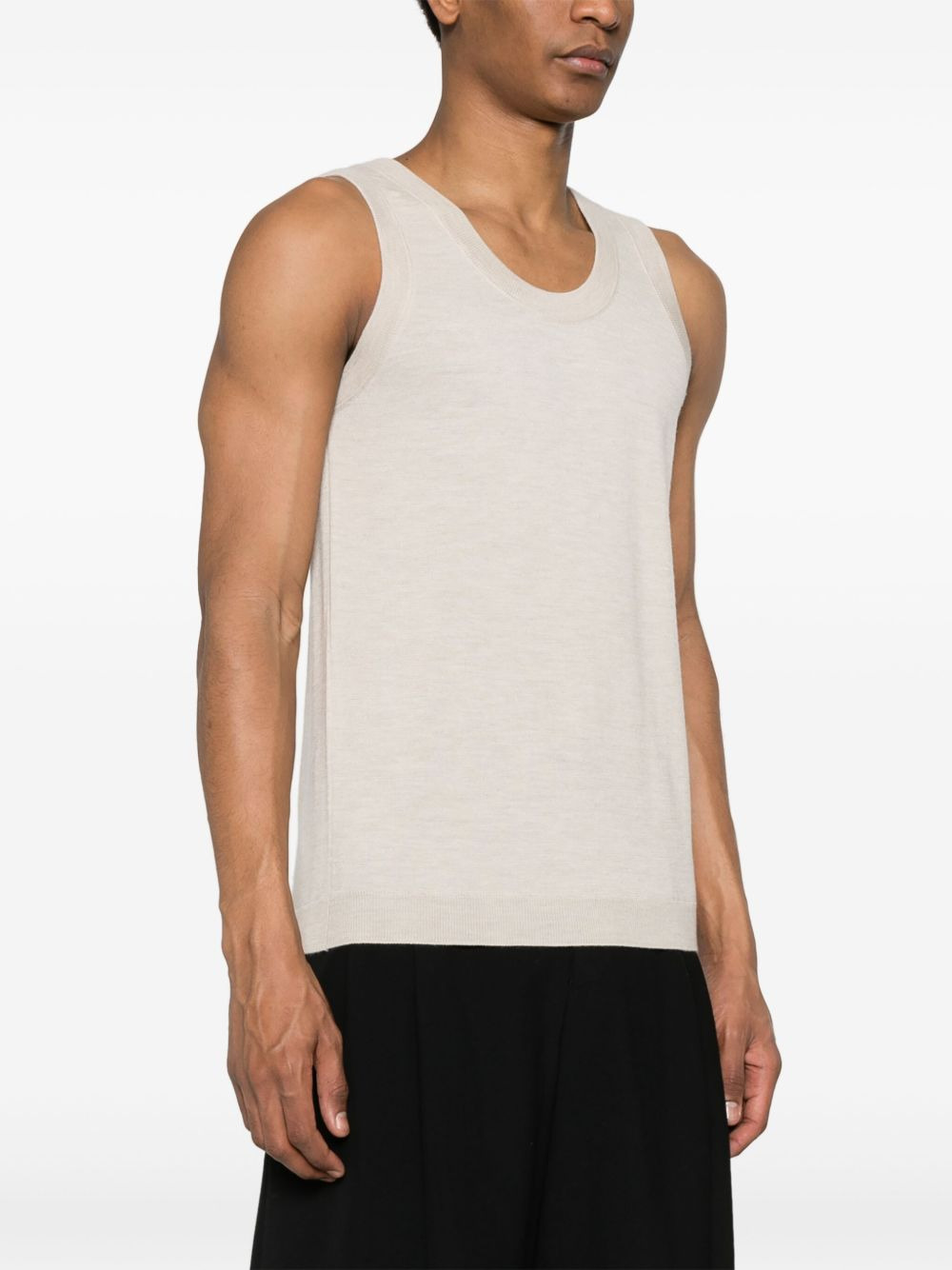 knitted cashmere top - 3