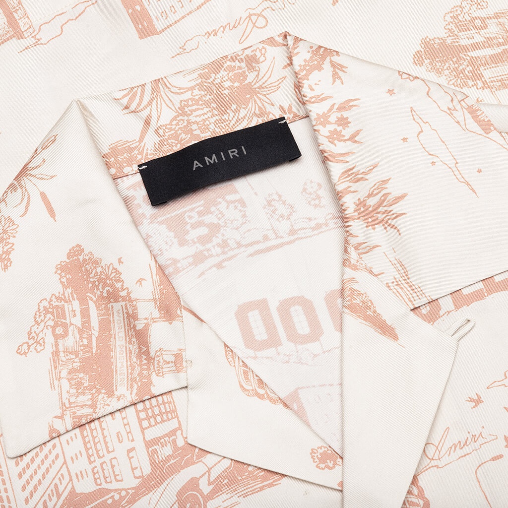 LA LANDMARK BOWLING SHIRT - ALABASTER - 3