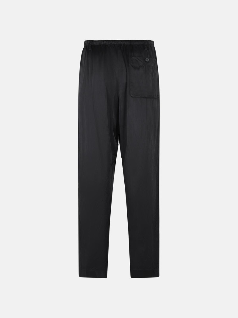 Dries Van Noten 'PENNY' BLACK COTTON BLEND PANTS outlook