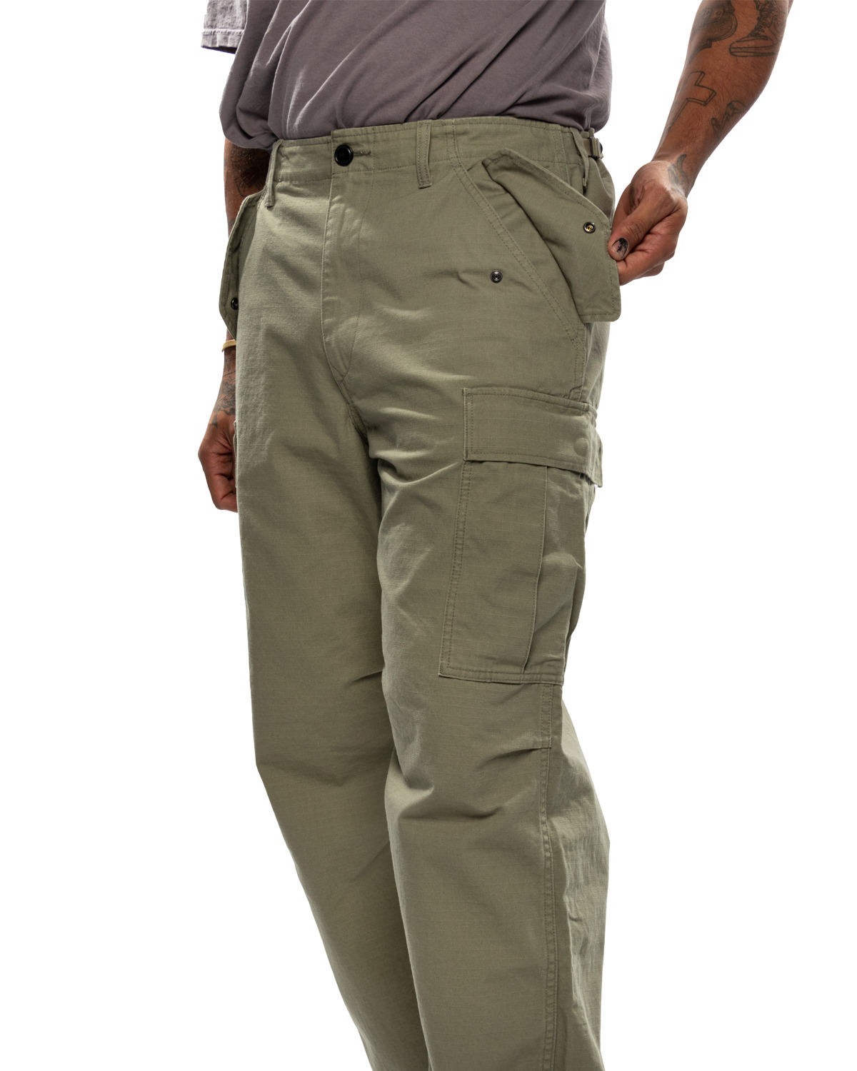 Military Cargo Pant Ripstop Olive - 4