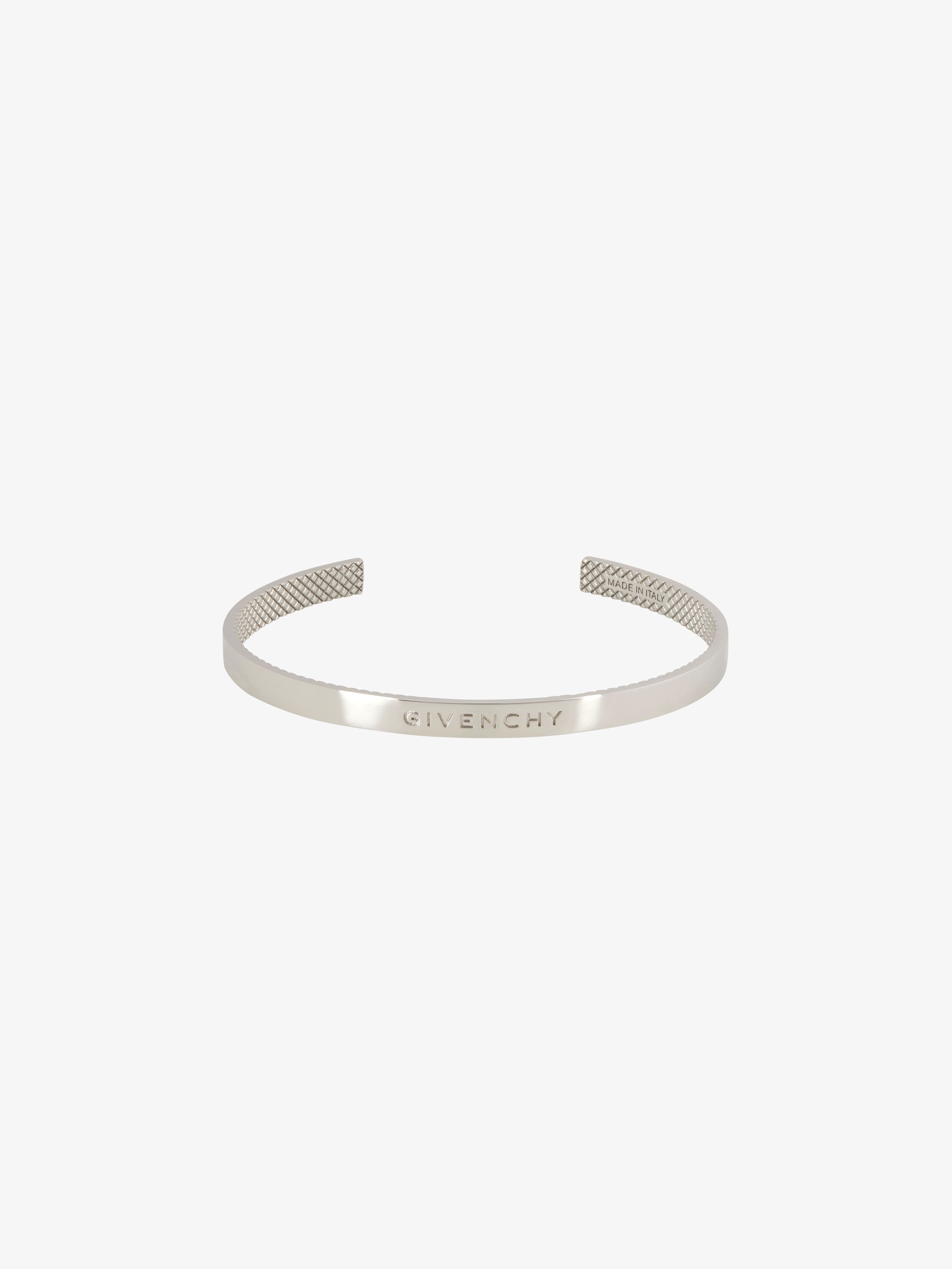 GIVENCHY CUFF BRACELET IN SILVER METAL - 1