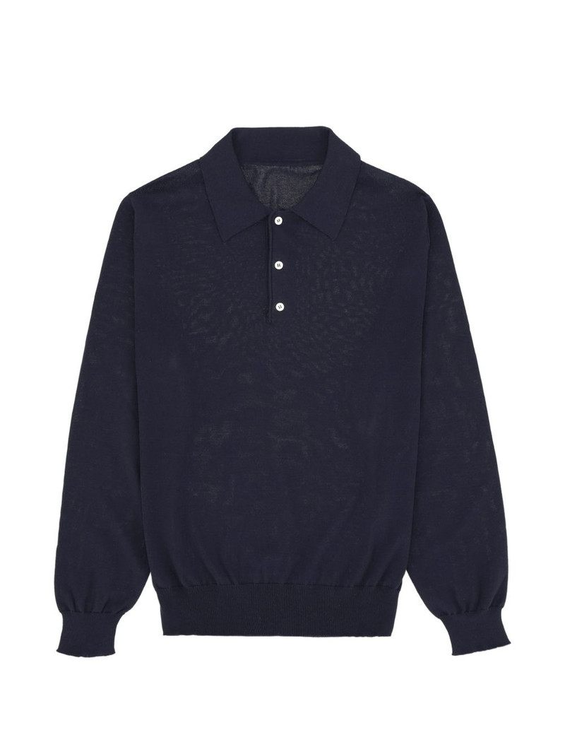 Bennet long-sleeve polo shirt 1