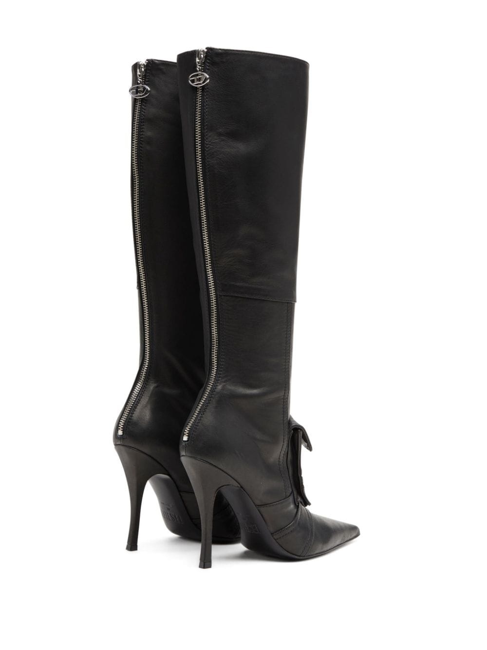 D-Venus Pocket leather boots - 3