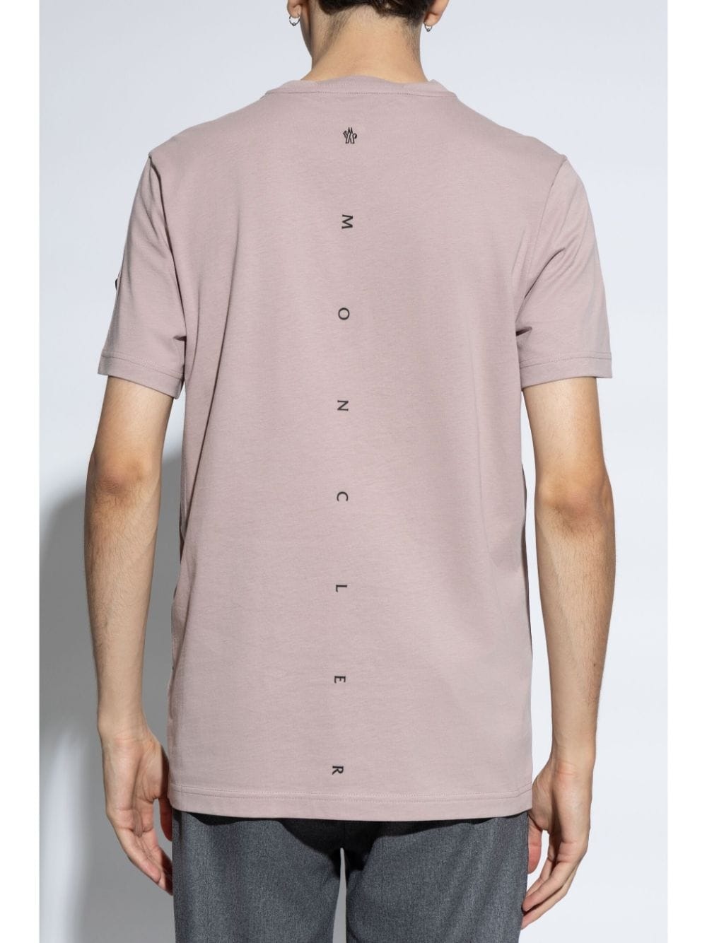 logo-patch cotton t-shirt - 4
