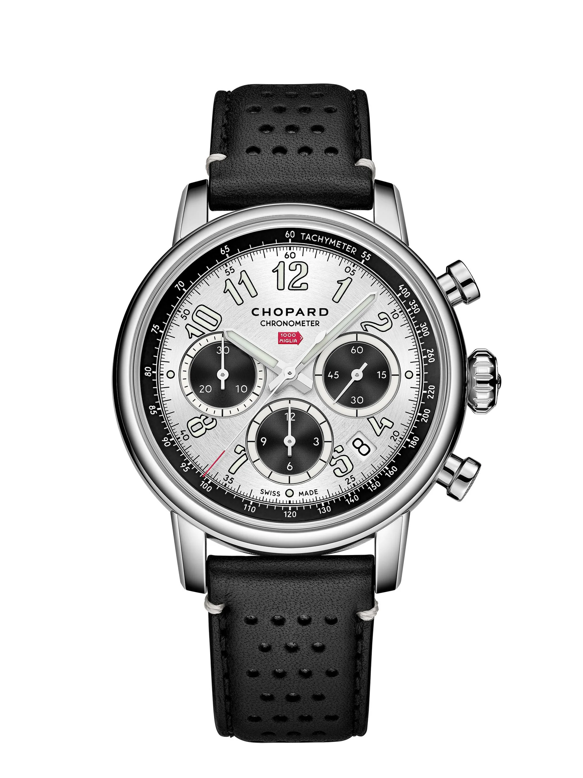 Men's Classic Racing Stainless Steel & Rubber Watch/41MM - Stainless Steel - 1