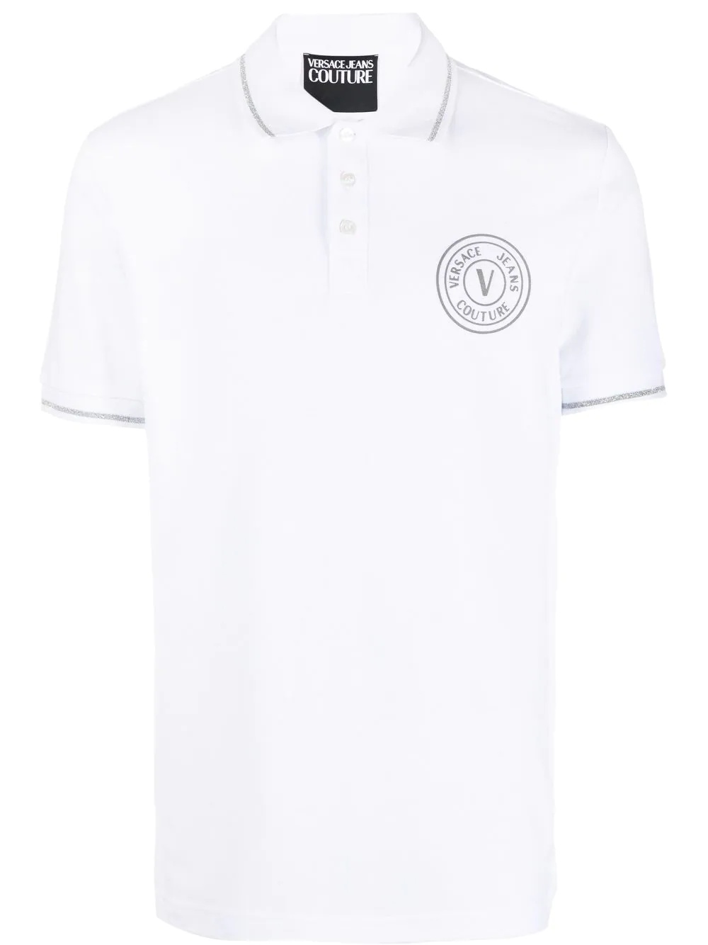 logo-print polo shirt - 1