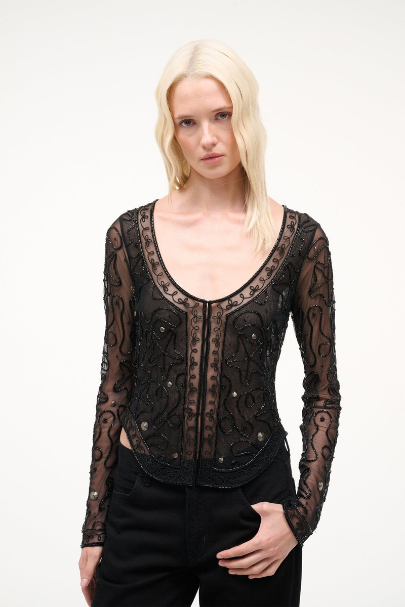 STAUD STAUD MILA TOP BLACK STARFISH outlook