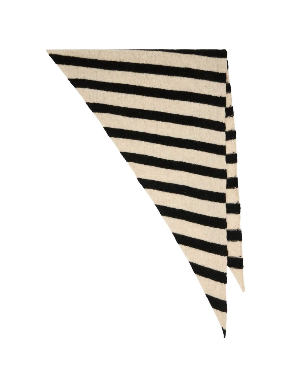 lambswool stripe neckerchief - 1